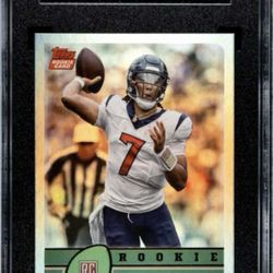 #421 CJ Stroud 2023 Topps Composite - Archives Rainbow Foilboard SGC 10