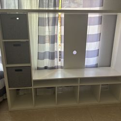 Cube Organizer- TV Stand IKEA Y Espejo Grande Nuevo En Caja 