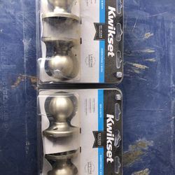 Kwikset Bed & Bath Door Knobs. 