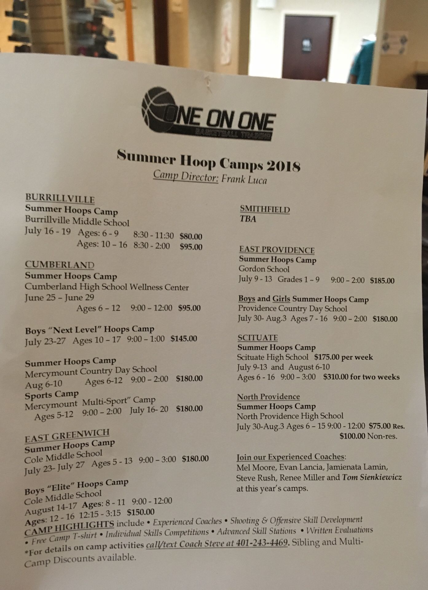 Summer Basketball Camps
