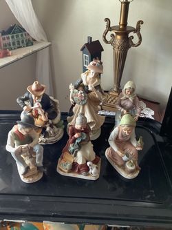 6/bisque figurines vintage