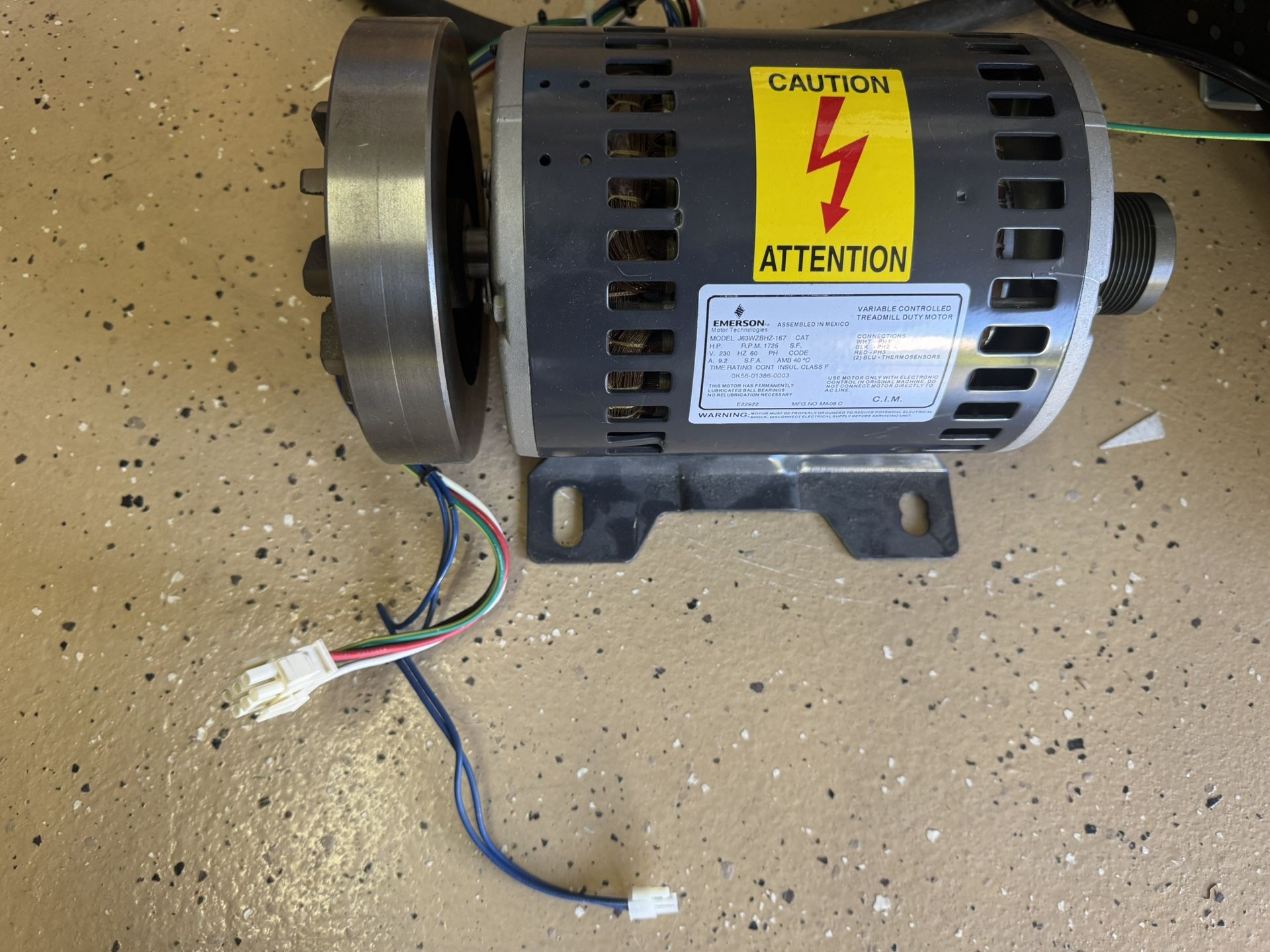 Life Fitness T95 Motor Like New. 