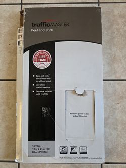 Peel and stick tile