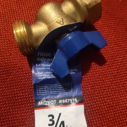 American Valve MC76QT QUARTER TURN COMPACT PATTERN HOSE BIBB NEW...