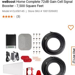 WeBoost Home Complete Cell Network Signal Booster Brand New In Box