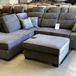 Early Black Friday Price Free Deliver Beautiful Sectional Couch, Available Two Colors, Gray, And Black