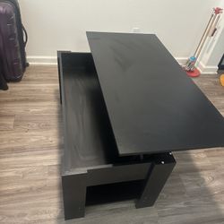 Black coffee table 