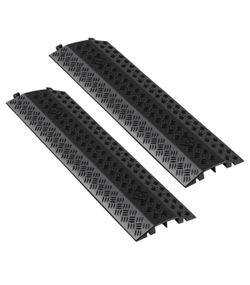 Vevor Heavy Duty Dual Channel Cable Protector Ramps 2-Pack