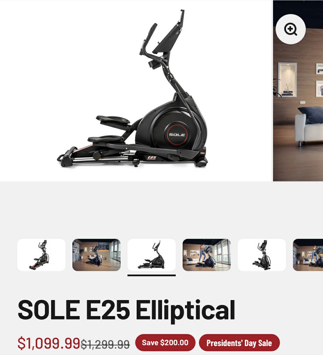 New elíptical in box SOLE 25