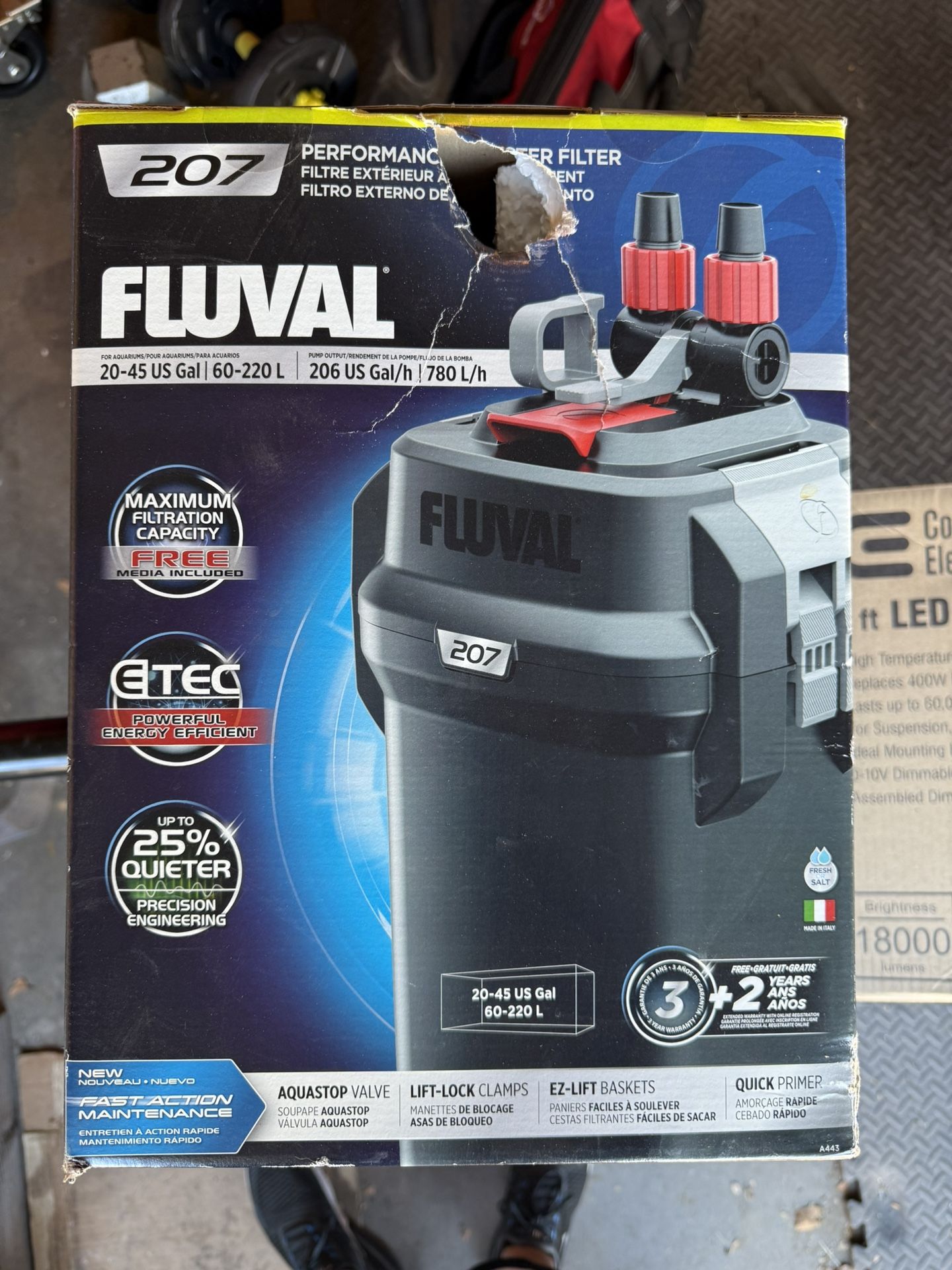 Fluva 207 Performance Aquarium Canister Filter