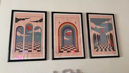 Various Poster Prints (includes Frame - Various Sizes)