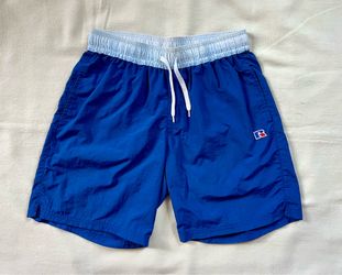 Russell Athletic Nylon Shorts Blue\White Size M