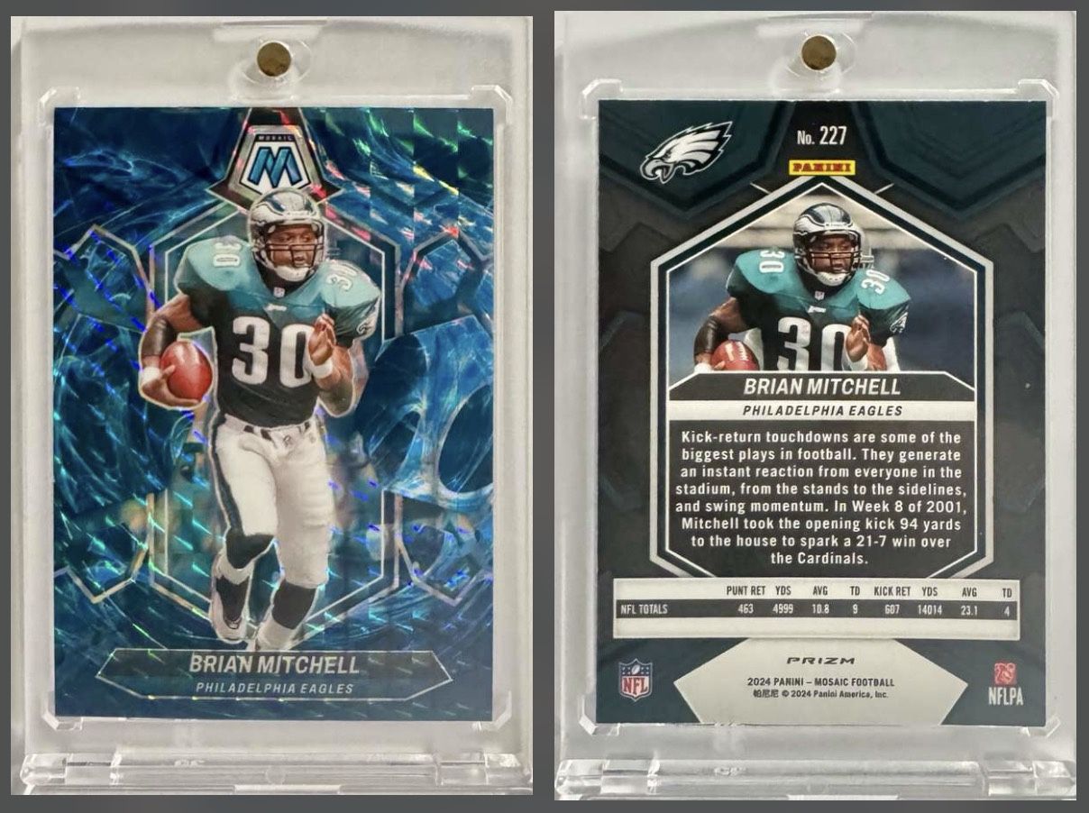 2024 Panini Mosaic - Brian Mitchell - Mosaic Genesis Prizm #227