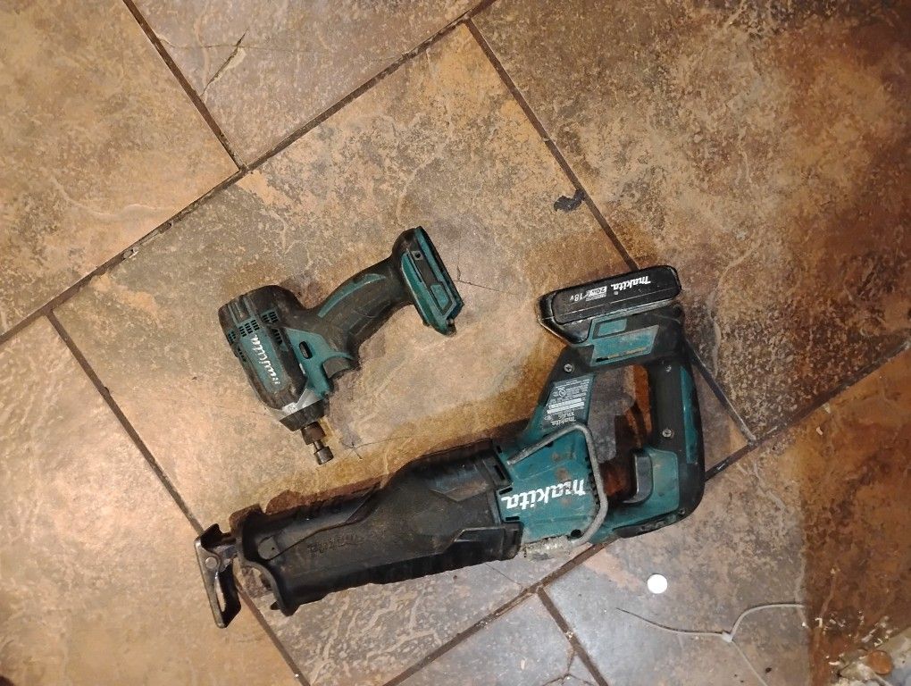 Makita Sawzall And Drill