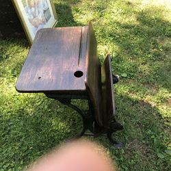 Antique School Desk