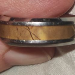 StainlessSteel And Realtree Camo Band Size 12