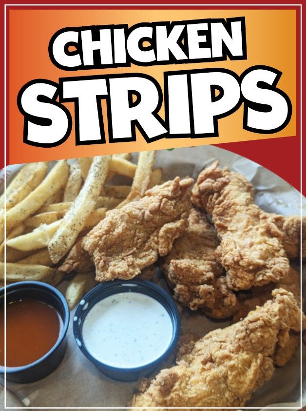 Chicken Strips Decal Window Sticker Truck Concession Vinyl Restaurant Business
