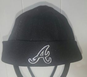 vintage '47 MLB Atlanta Braves Haymaker Cuff cotton Beanie in Black. Size S/M
