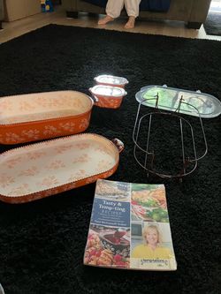 Temp-tations Squoval Bakeware Set with Rack and Recipe Book
