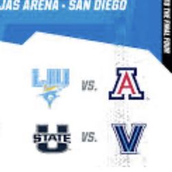 2 Games Friday, 3/20, Session 1  Viejas Arena 