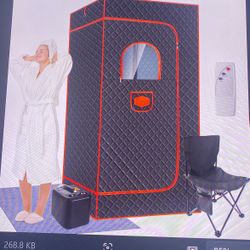 Portable Sauna For Home With 110 V Steamer Personal Sauna Steam Box