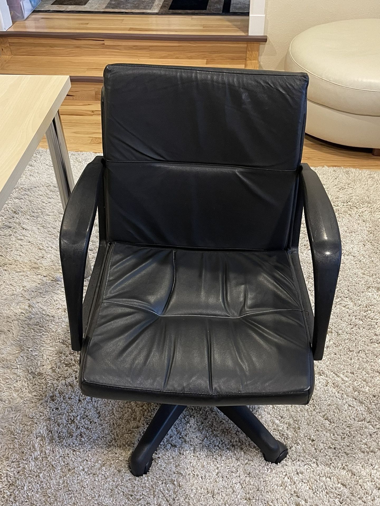 Black Leather office Chair