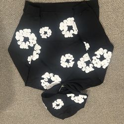 Black and white Denim Tears Hoodie