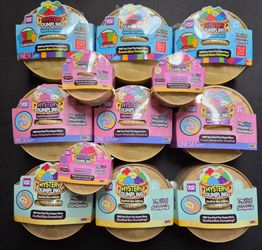 Brand new sealed RMS Mystery Gummi Bear Candy Scented, Purple Holographic, Stuffed Bun, Mini Cupcake