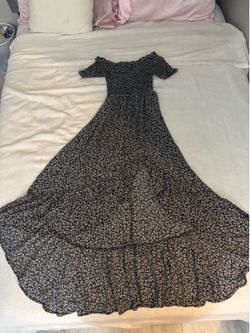 Black and white dress