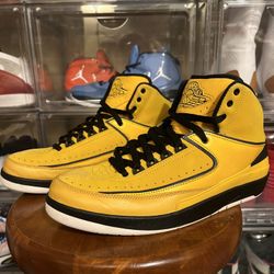 Size 11 Jordan 2 Retro QF Yellow Candy Pack