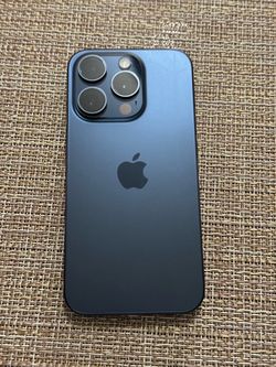 Apple iPhone 15 Pro 256GB. Blue Titanium. Unlock For All Carrier. In Perfect Condition. Great Battery of 88%