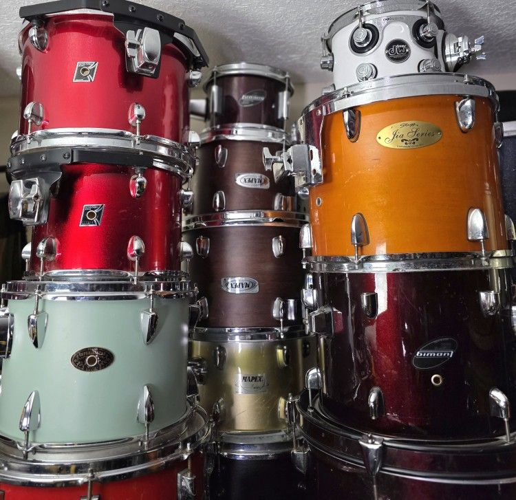 Drum Toms To Complete Your Drum Set !!$25 And Up !! 