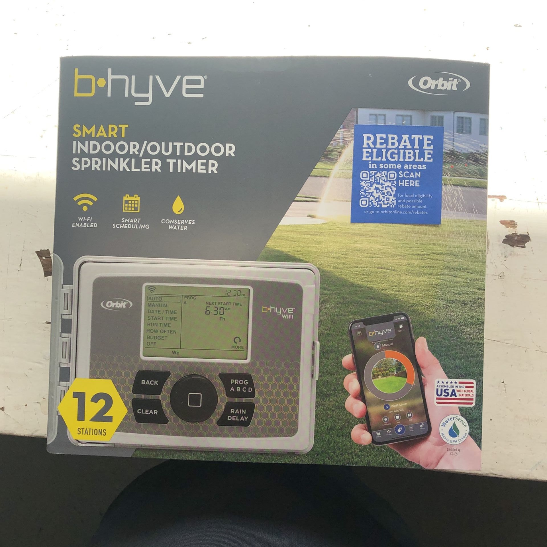 B-Hyvr 12 Station Smart Indoor/Outdoor Timer