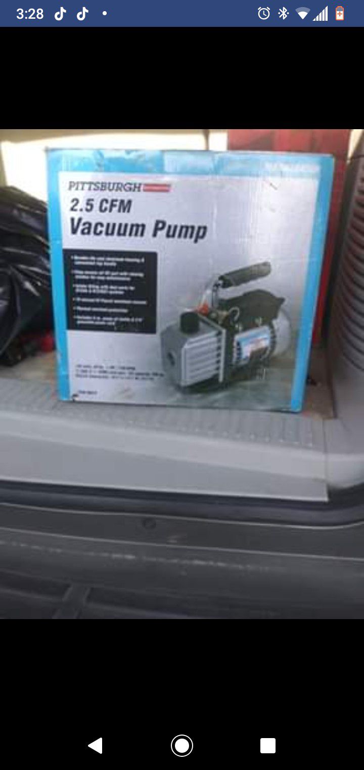 2.5 con vacuum pump