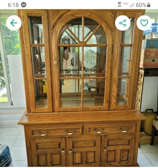 China Cabinet 2 Piece