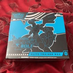 Pokemon Scarlet & Violet Black Bolt Elite Trainer Box