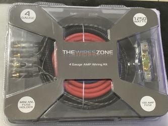 COMPLETE 4 Gauge Amplifier Installation Wiring Kit. 