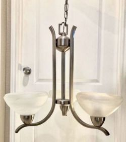 Three light chandelier