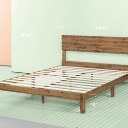 Solid Wood Platform Bed