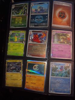 A binder full of amazing holographic pokémon collection