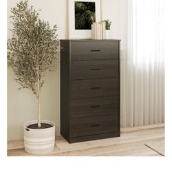 Mainstays Classic 5 Drawer Dresser, Espresso