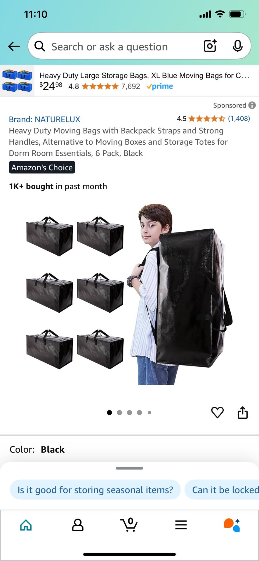 Heavy Duty Moving Bags