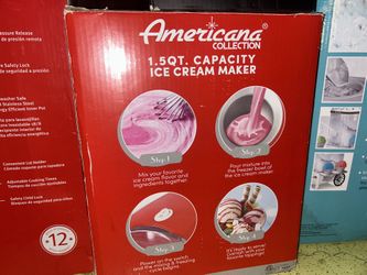 Americana® COLLECTION 1.5QT. CAPACITY CE CREAM MAKER