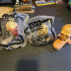 Star Wars Bobble Heads Set Of 3