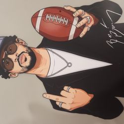 Dtf Print Bad Bunny Minor Imperfection 