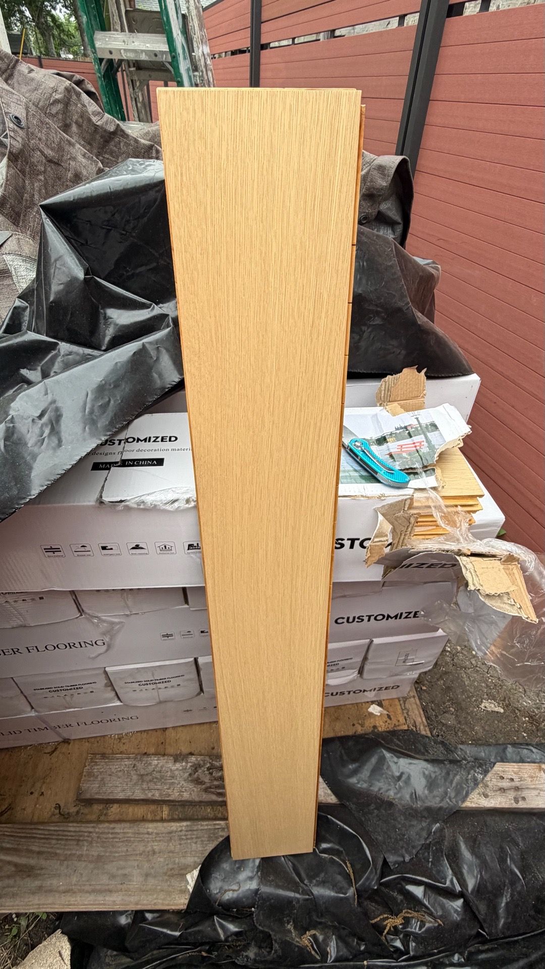 Hardwood Flooring engineered new in box 825 sq ft