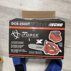 Echo C 56 V chain saw with battery and charger