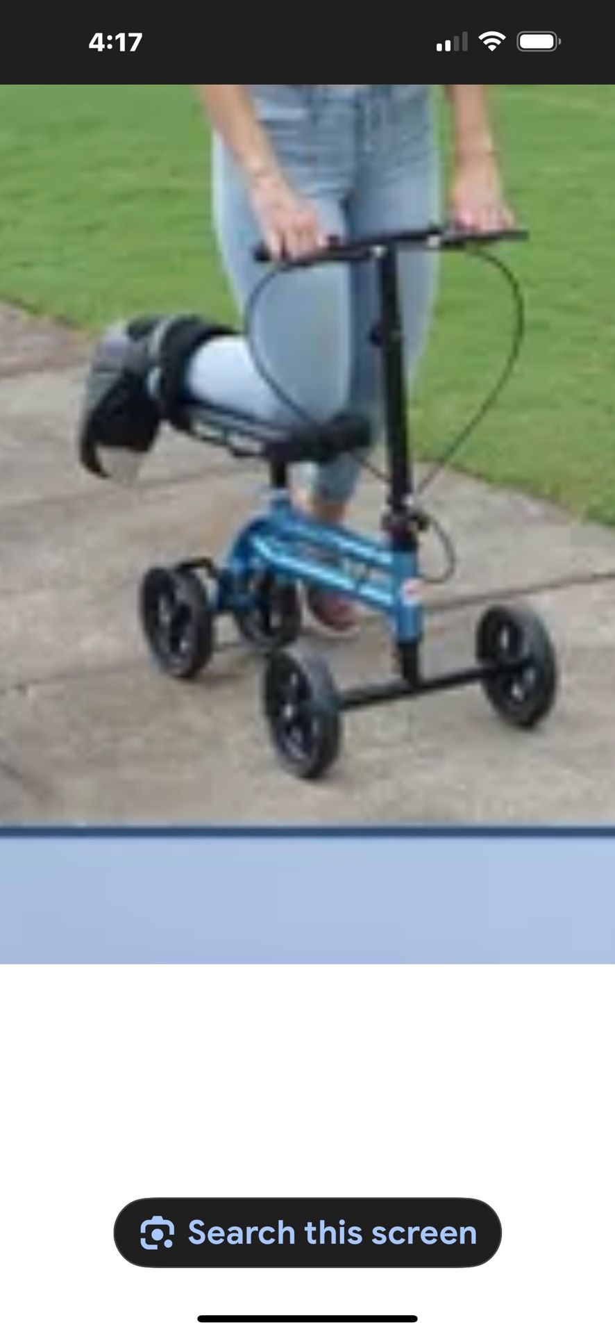 Good Condition Foldable Knee Scooter $80 Cash Only 