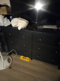 Bed, Frame, Dresser