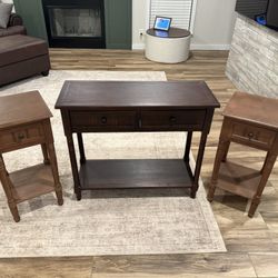 Side Tables & Entry Table